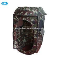 Blinded camouflage hunting tent